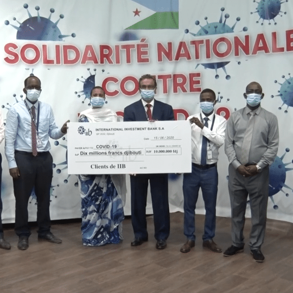 iib East Africa matches Customer Donations & provides DJF 20 Million to support the fight against COVID-19