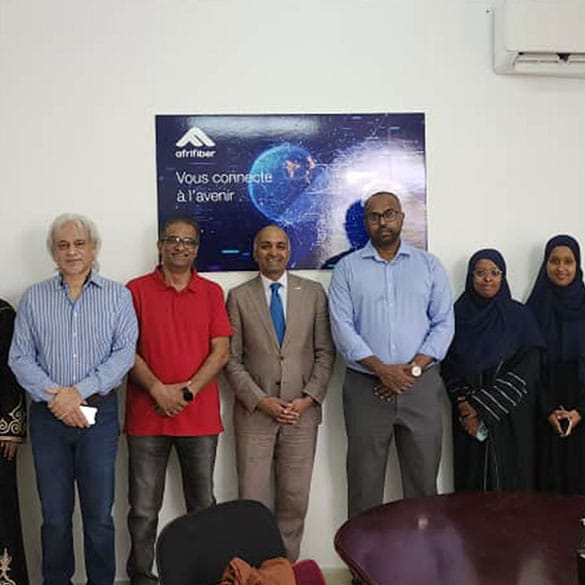 His Excellency, Mr Vinay Talwar, UK Ambassador in Djibouti visited afrifiber
