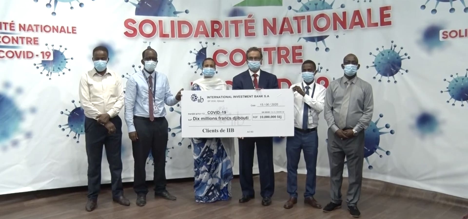 iib Djibouti matches Customer Donations & provides DJF 20 Million to support the fight against COVID-19